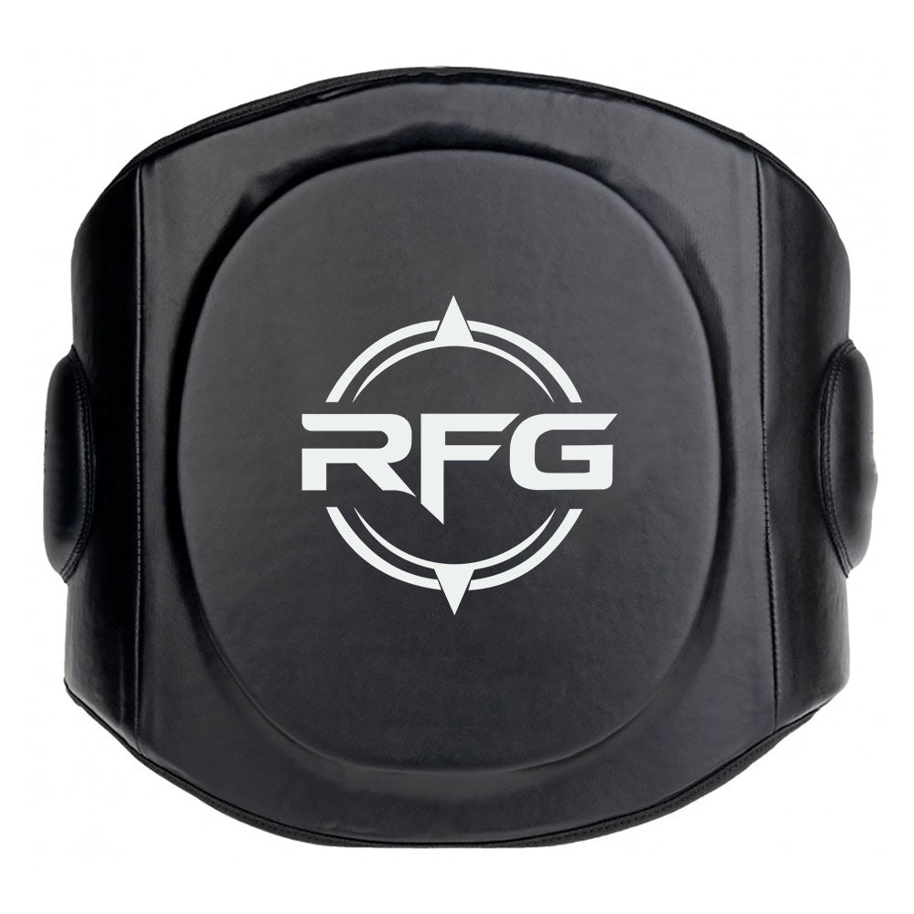 RFG Muay Thai Belly Pad – Competition Body Protector | Black
