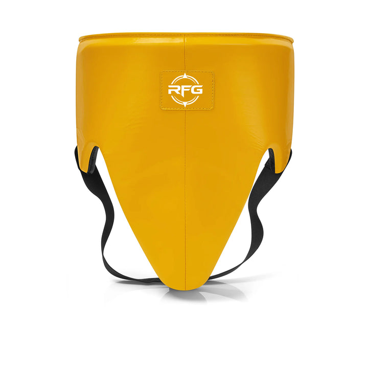 RFG Pro Boxing Groin Guard – Lace-Up | Yellow