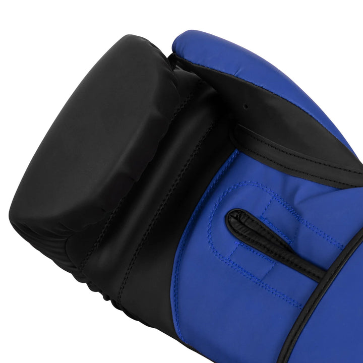 RFG Black & Cobalt Blue Velcro Boxing Gloves