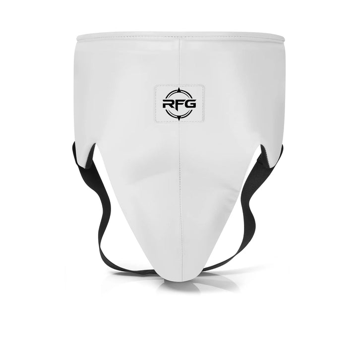 RFG Pro Boxing Groin Guard – Lace-Up | White