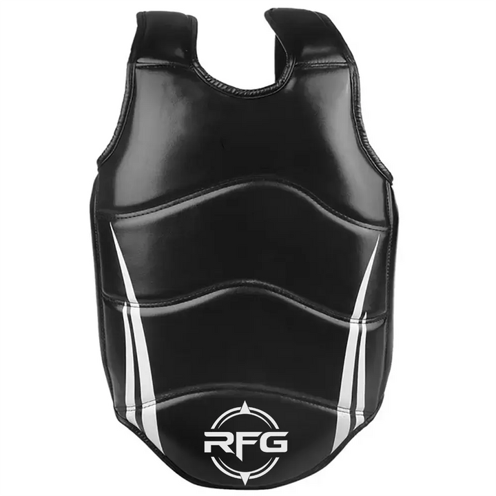 RFG Pro Chest Guard – Wave Panel Body Protector | Black