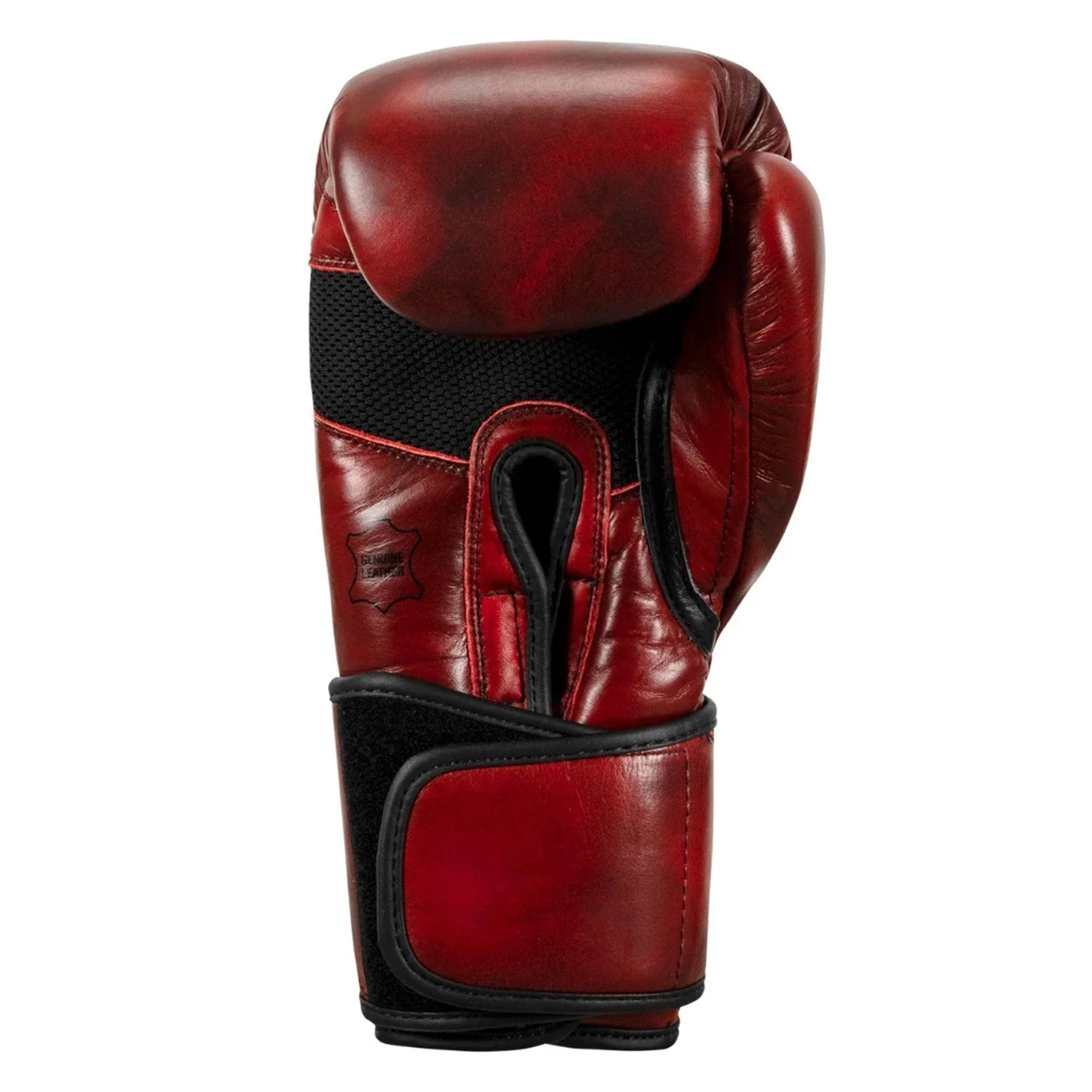 RFG Crimson Leather Velcro Boxing Gloves