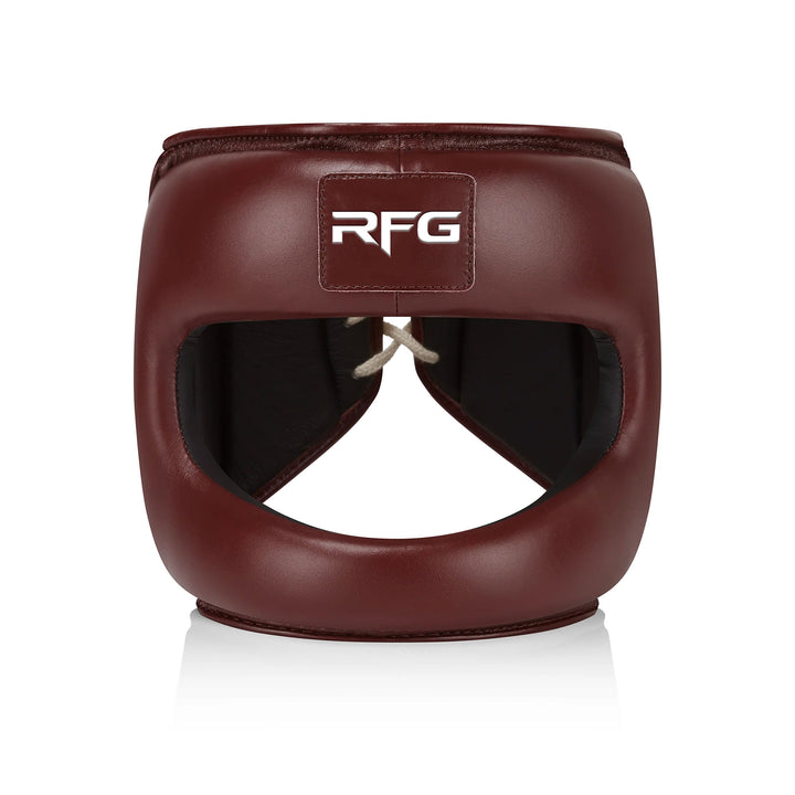 RFG Pro Boxing Head Guard – Open Face | Maroon