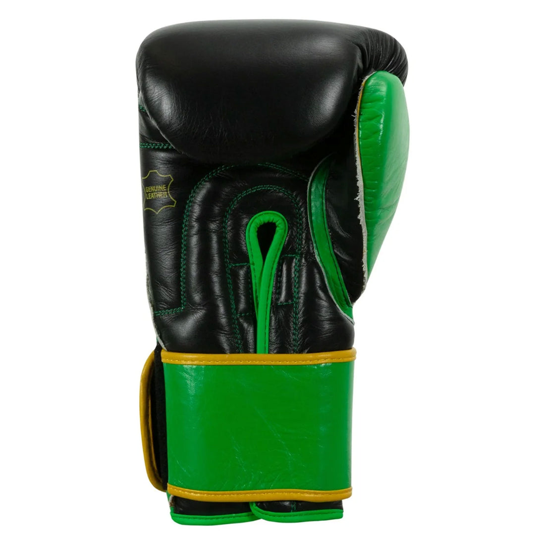 RFG Black & Green Velcro Boxing Gloves