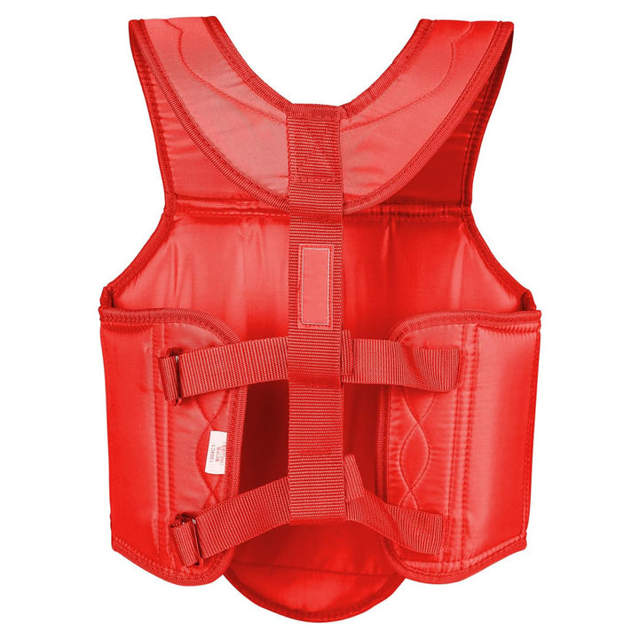 RFG Chest Guard – Ribbed Panel Body Protector Vest | Red