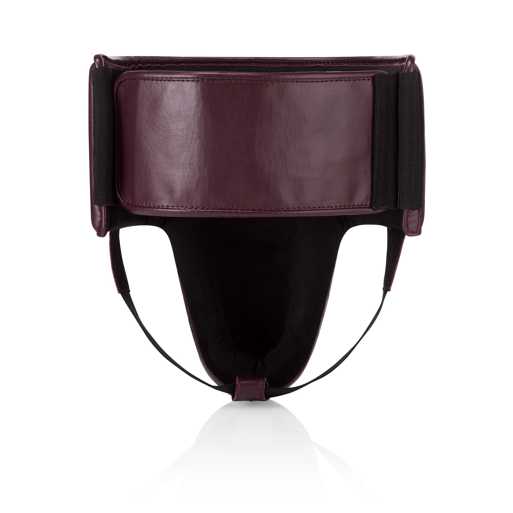 RFG Pro Boxing Groin Guard – Premium Leather | Maroon