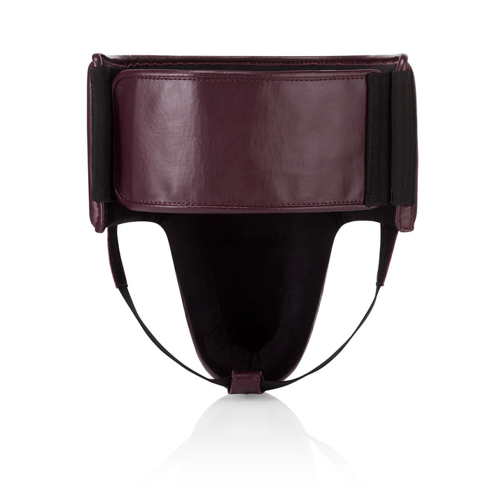 RFG Pro Boxing Groin Guard – Premium Leather | Maroon
