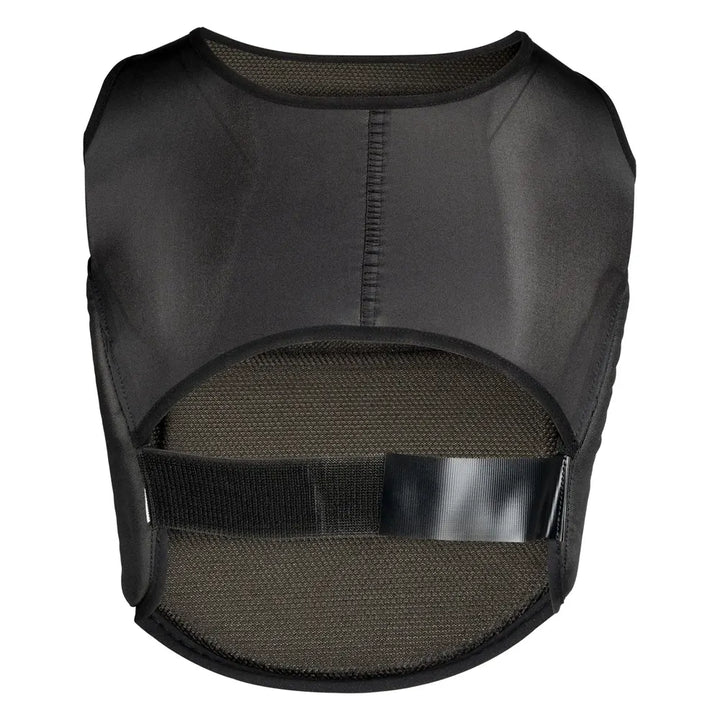 RFG Chest Guard – Mesh & Leather Hybrid Body Protector | Black
