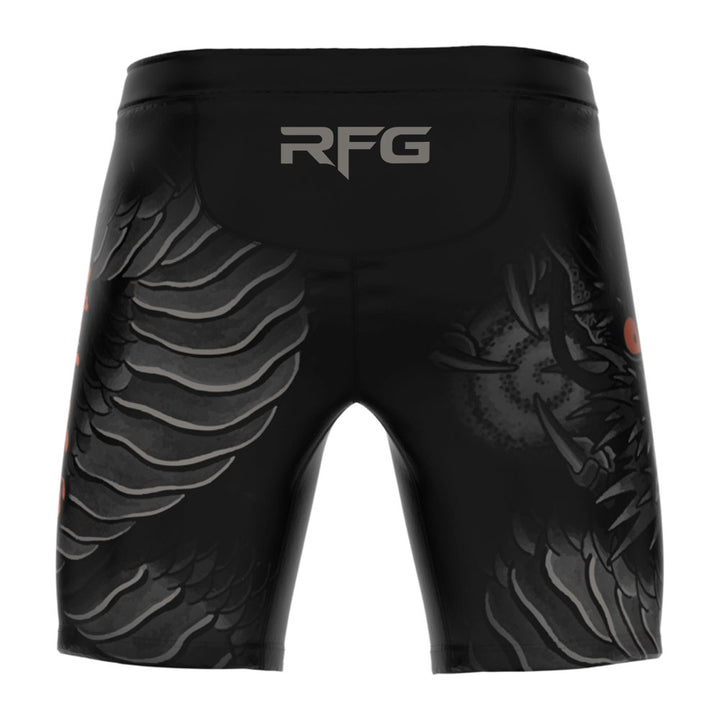 RFG Dragon Vale Tudo Shorts – Compression Fight Shorts | Black