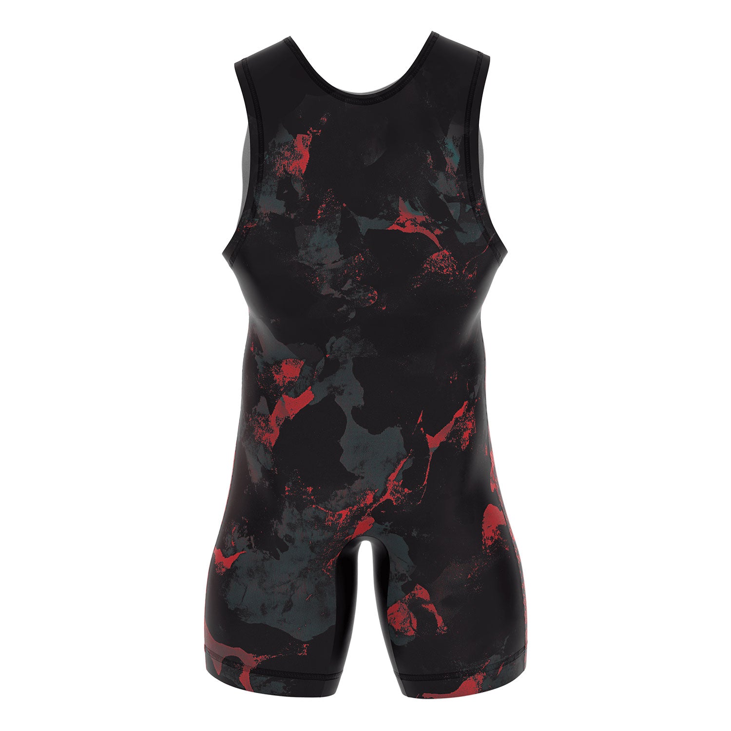 RFG Warzone Wrestling Singlet – Red & Black
