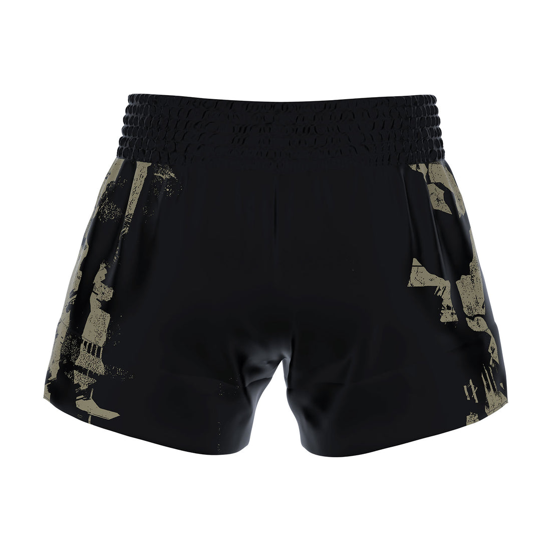 RFG Muay Thai Shorts – Black Olive Camo