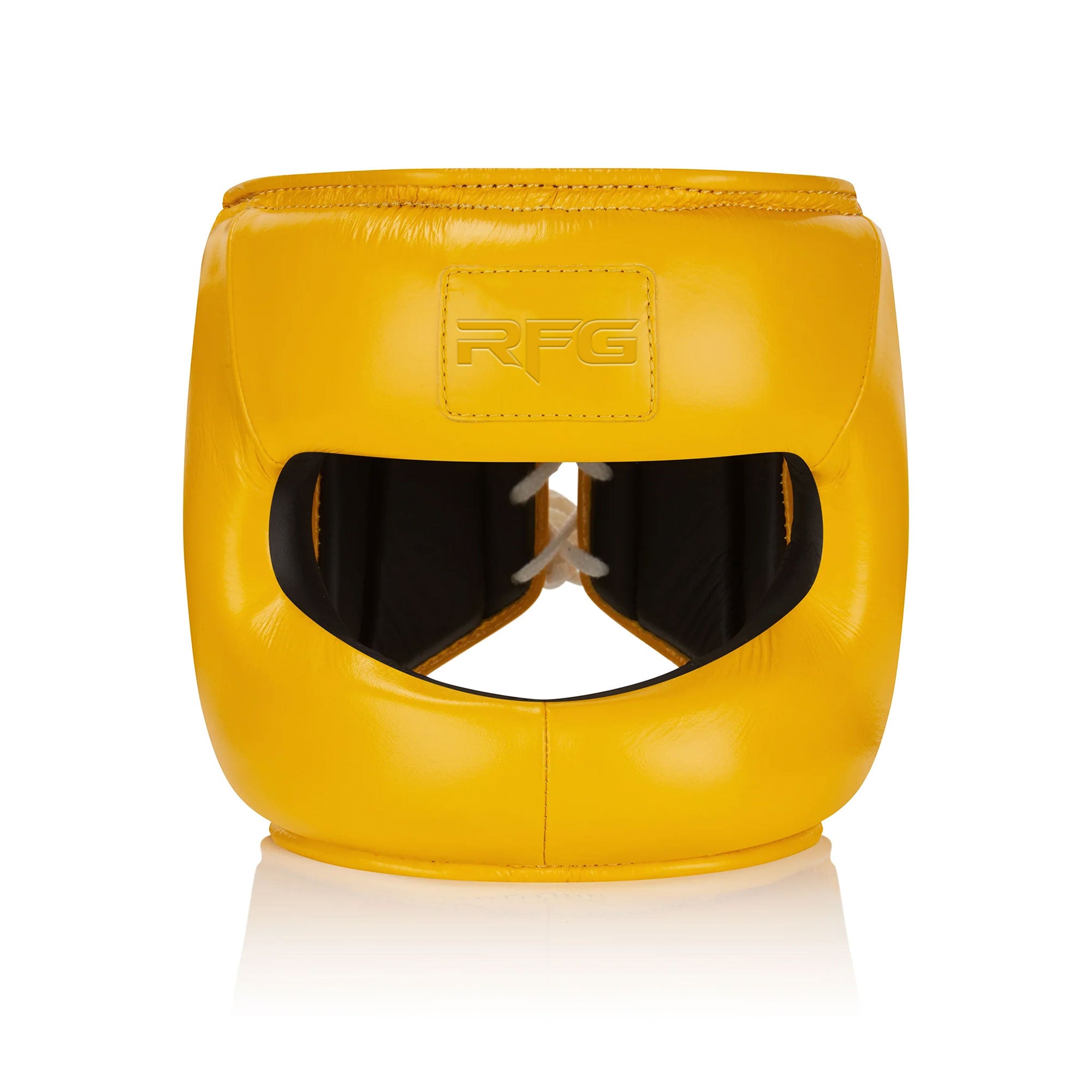RFG Pro Lace-Up Boxing Headguard – Yellow