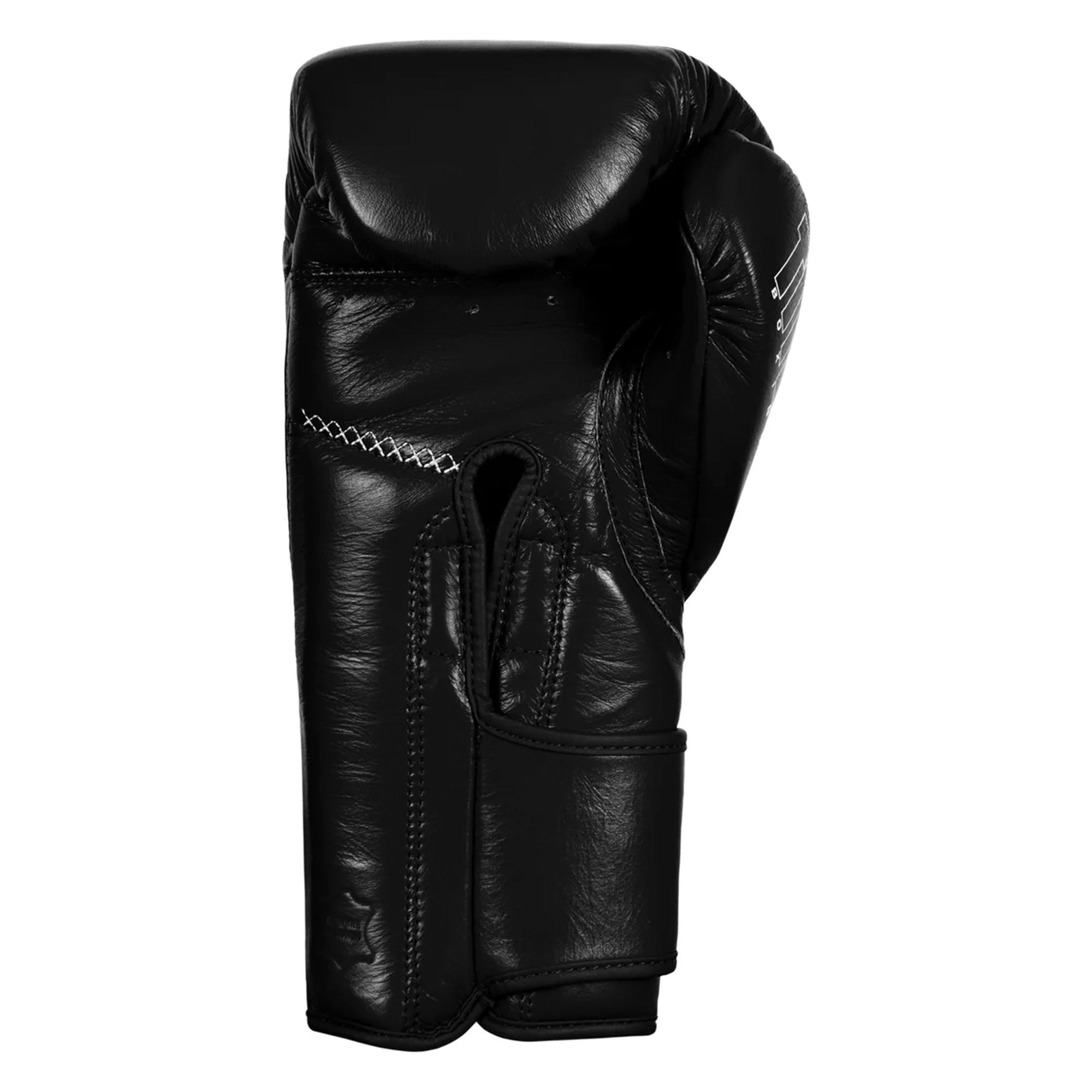 RFG All-Black Velcro Boxing Gloves