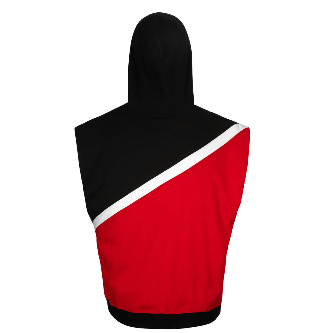 RFG Hooded Sleeveless Training Top – Black & Red