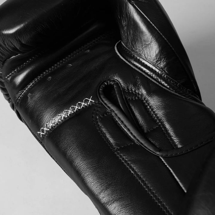 RFG All-Black Velcro Boxing Gloves
