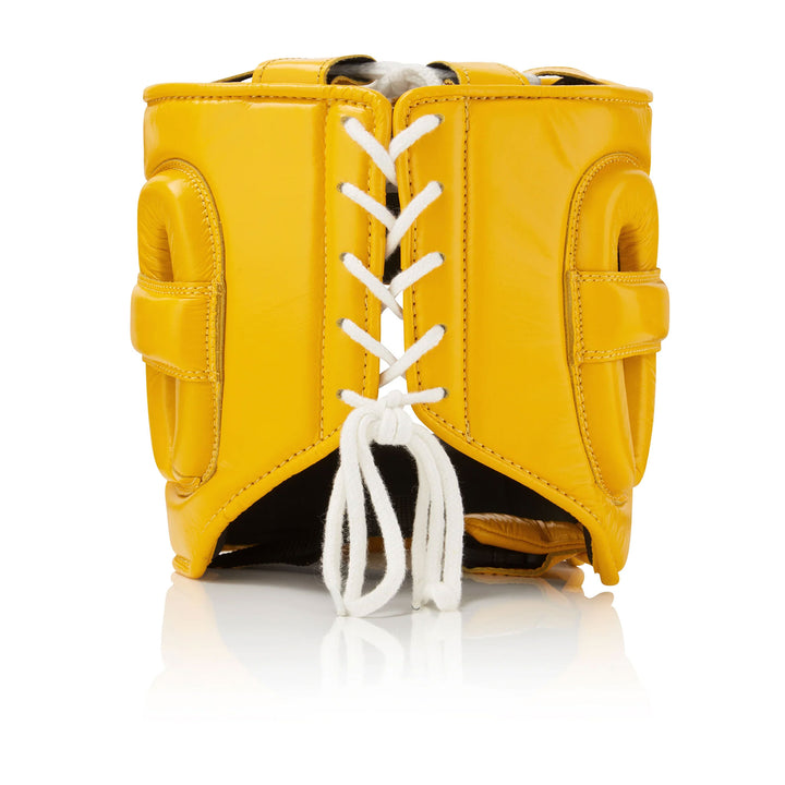 RFG Pro Lace-Up Boxing Headguard – Yellow